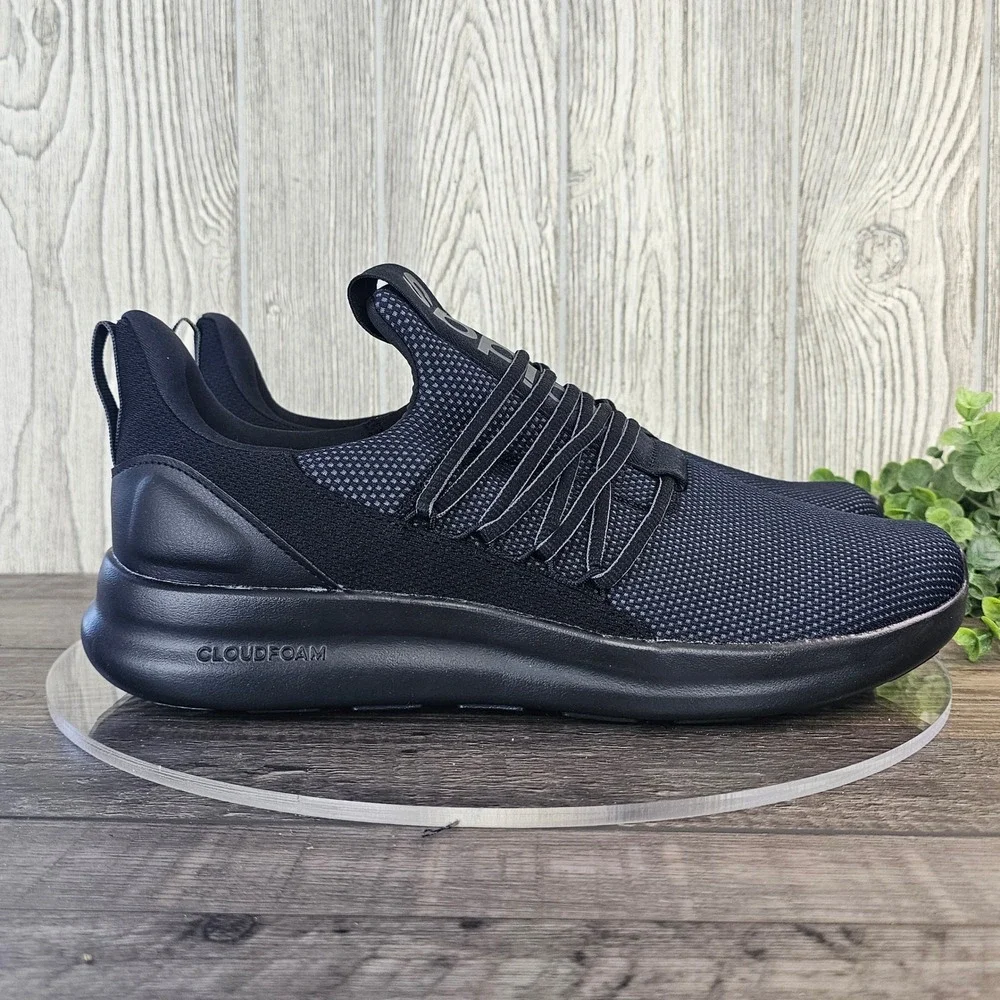 Adidas‎ Lite Racer Adapt 7.0 Men's 12 Running Shoes Black Comfort Slip On NWT